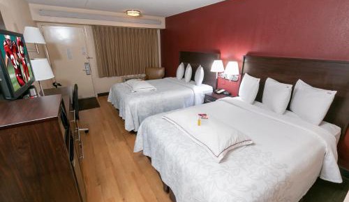 Premium Room with Two Double Beds Smoke Free (Upgraded Bedding & Snack)