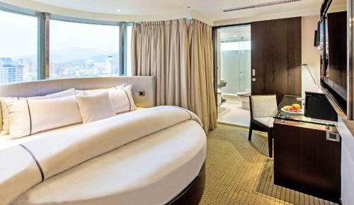 Single Room with Round-Shaped Bed