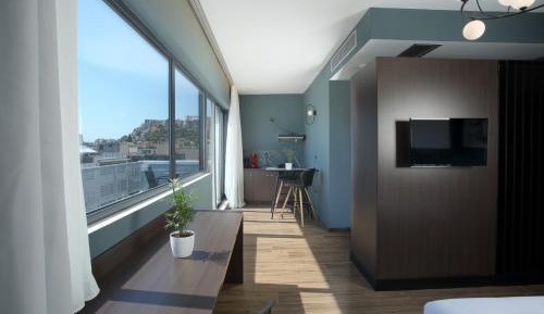 Deluxe Double Room with Balcony and Acropolis View