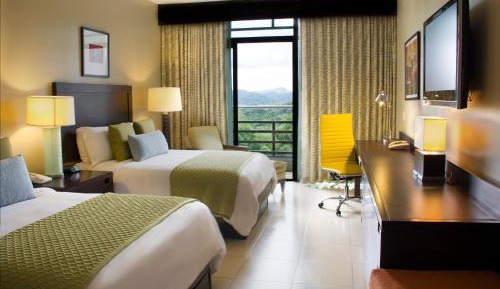 Double Room with Two Double Beds - Rainforest View