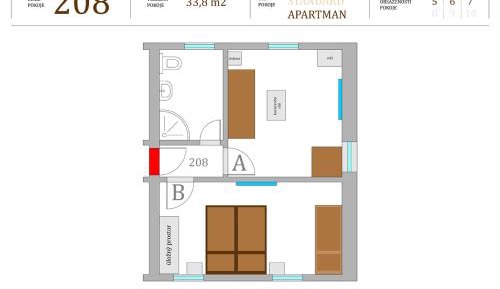 one-bedroom Apartment Comfort