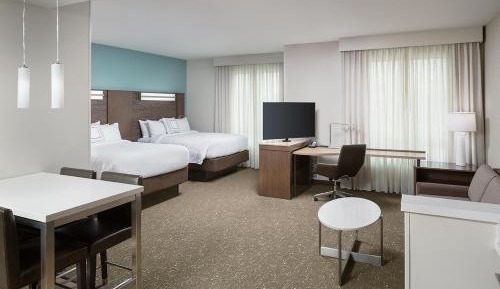 Queen Studio with Two Queen Beds and Sofa Bed