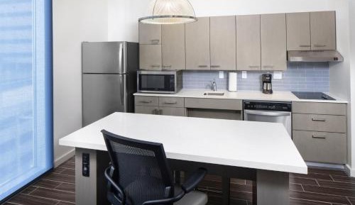 One-Bedroom King Suite with Sofa Bed and Kitchen