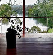 Tewinga Cabin | RIVER VIEW ISLAND COTTAGE and Camping