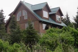 Homer Cabin | Diamond Ridge Cabin Custom log home, amazing view