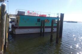 Nokomis Boat Rental | Sea turtle Houseboat,Sarasota Cty, Fl, scullers!