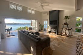 Phegans Bay Cabin | Sitting On The Dock Of The Bay… Sunny Waterfront