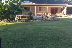 Bungwahl Cabin | Driftwood on Seal Rocks Road.