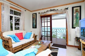 Mount Standfast Cabin | Plombagine Cottage- Beachfront, Wifi, Cable TV, AC