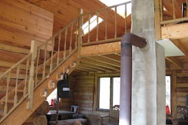 Richford Cabin | Round Top Retreat, Rustic Cabin