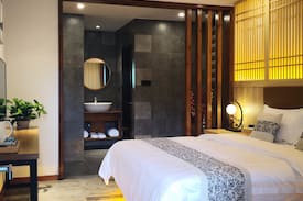 Wuyishan Hotel | 武夷山印主题温泉别墅客栈【豪华温泉大床房3】