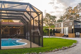 Bradenton House | Tiny House Paradise - Pool & Spa, Lanai + Beaches