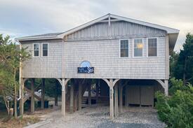 Avon House | Flee To The Sea. Classic beach box. Steps to ocean