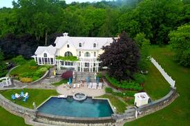 Athens Villa | Bassinova-on-Hudson With Infinity Pool and Spa