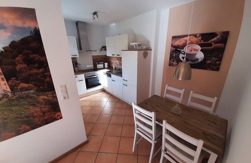 Munstermaifeld Apartment | Apartment 'Hortensia Mosel' with Private Terrace, Private Garden and Wi-Fi