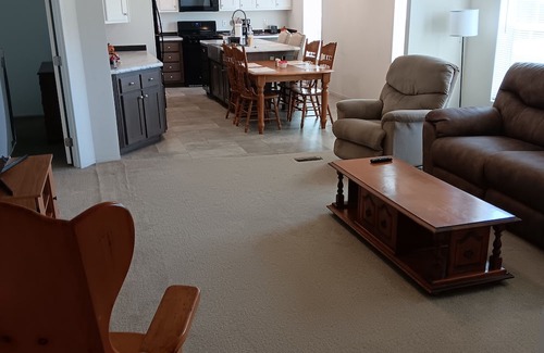 Stacyville House | 3-bedroom house in tranquil Stacyville with AC