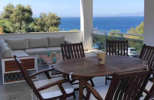 Gundogan Villa | In Gundogan, with private beach and social facilities an upfront seaside villa.