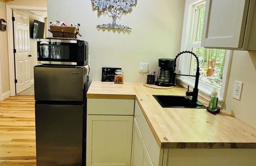 Birch Run Township Cabin | Unit 4 LODGE Secluded Woodsy Lodge Retreat with Modern Comforts Near Frankenmuth