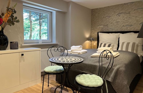 Kleinmorsum Apartment | Schickes Kleines 1-zimmer-appartement im Erdgeschoss. 20 qm für 2 Personen. - Uasterhörn Morsum