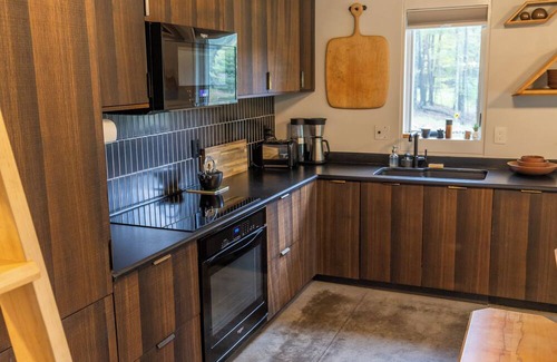 Thompson Ridge Cabin | The Pond House - An award winning, modern cabin within the Catskills forest.