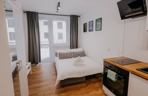 Pradnik Czerwony Apartment | Lublańska Cosy Studio #2B
