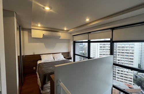 Itaim Bibi Apartment | Flat Duplex com Serviço de Camareira ao Lado do Parque Ibirapuera