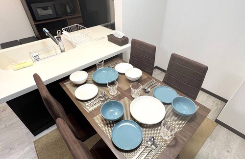 Kujo Apartment | 2 single beds/1 sofa bed/4 min walk from station!