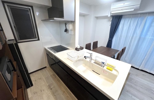 Kujo Apartment | 2 single beds/1 sofa bed/4 min walk from station!