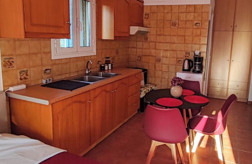 Dirfys-Messapia Apartment | Grandma’s Pine Apartments – Twin-Bed Studio