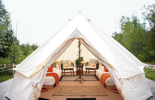 Miller Lake House | "Fox's Den" Glamping Tent