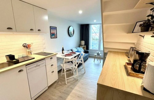 Saint-Hilaire-de-Riez Apartment | New cocooning studio/beach, private parking + Wi-Fi