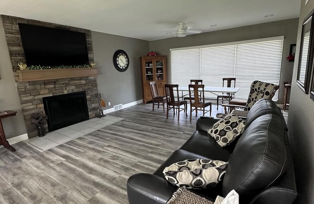 4-bedroom home located in Greene with views of the Shell Rock river