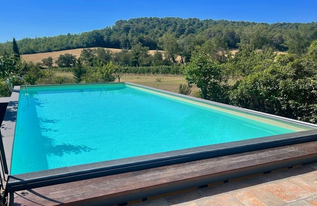 Exclusive pool - wondrous views - biological Gardens - pool house - 12 guests