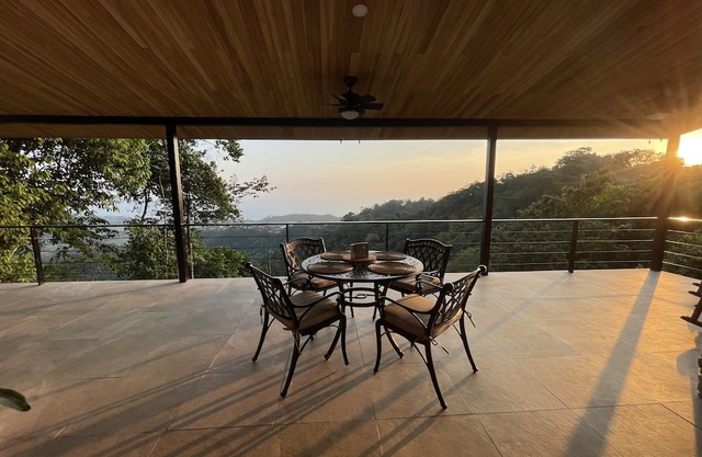 Mountain home with ocean views