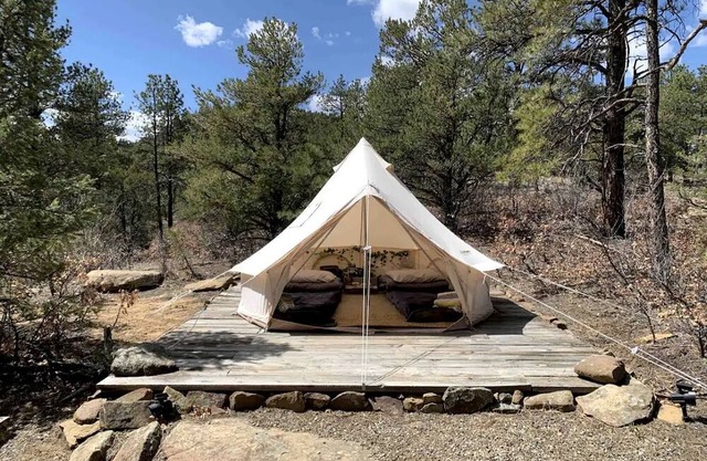 Reconnect with Nature at this Unique Bell Tent in Colorado