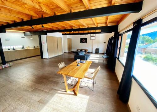 Loft japones en Lago Puelo, Patagonia.