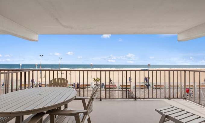Ocean City Apartment | Gorgeous Golden Beach 201 - Directly on the famous OCMD Boardwalk!