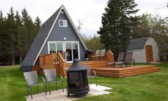 Sainte-Anne-de-Kent Cabin | Waterfront A Frame Cottage in Bouctouche, NB