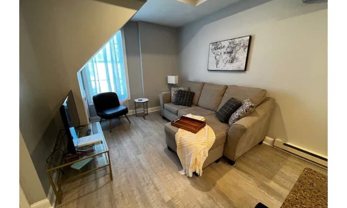 Dubuque Apartment | Downtown Spa Sanctuary with a View!