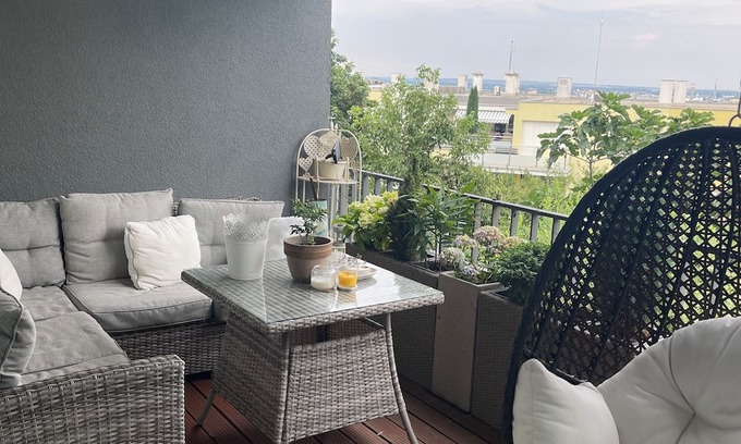 Nove Mesto Condo | Stunning garden flat on hills next to old town Bratislava