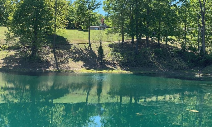 Jackson Cabin | Cozy Couples Cabin in Jackson with AC and fully stocked fish pond for your use