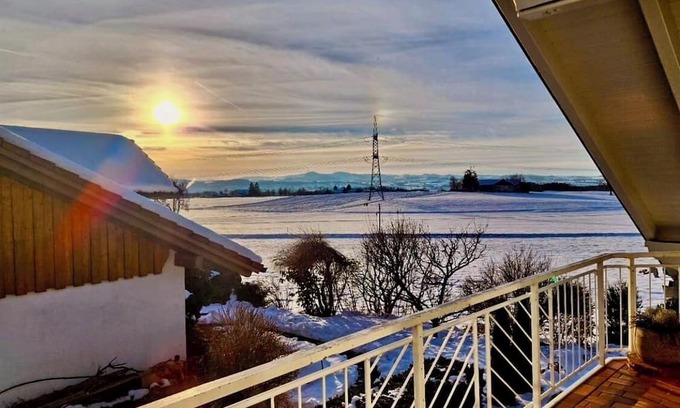 Haldenwang Apartment | Ferienwohnung Fernblick Börwang Allgäu