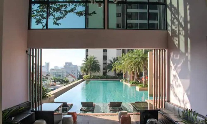 Thao Dien Apartment | 2br high floor with view, 3 swimming pools