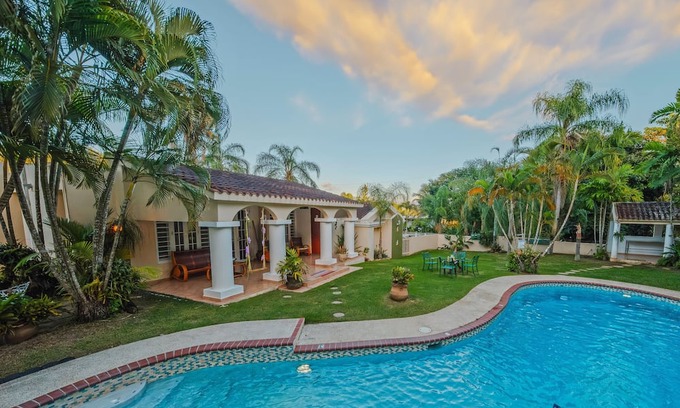 Rincon House | Hacienda with Private Pool with waterfall, pool table and more!