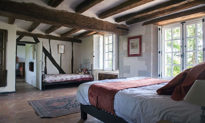 Le Plessis-Grammoire House | Manoir XVI Dans un Lieu Ressourçant de Biodiversité et Piscine Proche D'angers