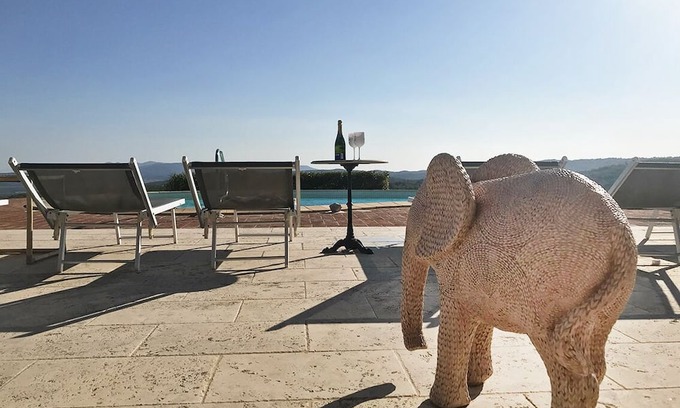 Cretaio House | Schönes, Ruhiges Rustico mit Pool, Garten & Fantastischem Ausblick