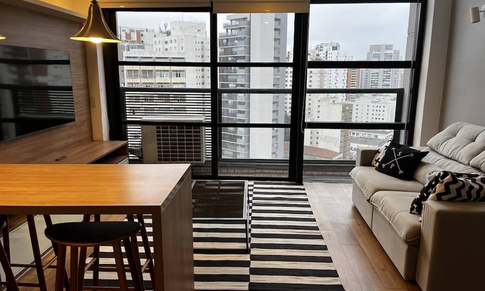Itaim Bibi Apartment | Flat Duplex com Serviço de Camareira ao Lado do Parque Ibirapuera