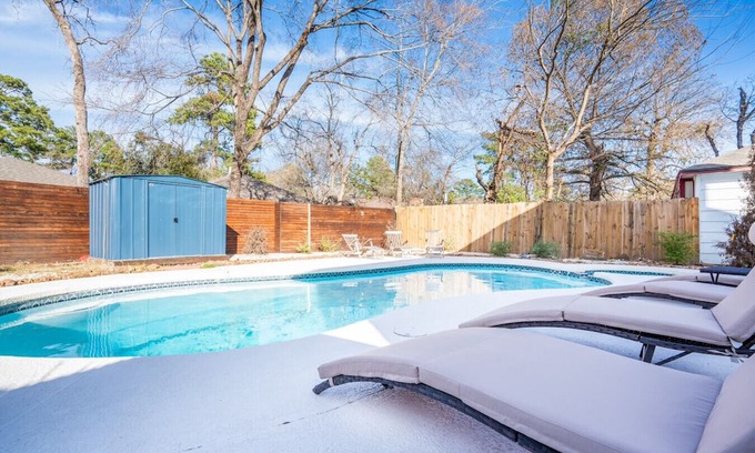 Spring House | Private, Modern Oasis! Pool, Fire Pit, Prime Location