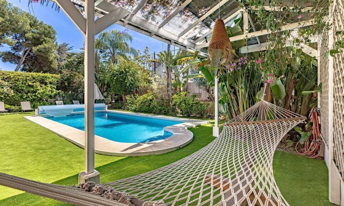 Artola Villa | Luxury villa, jacuzzi, pool. 4 min walk to beach