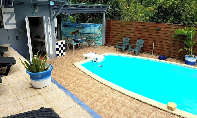 Point d'Or House | Homerez - House with Private Pool in Les Abymes
